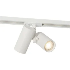Moderne 1-fase railspot wit 2-lichts - Iconic Scopio