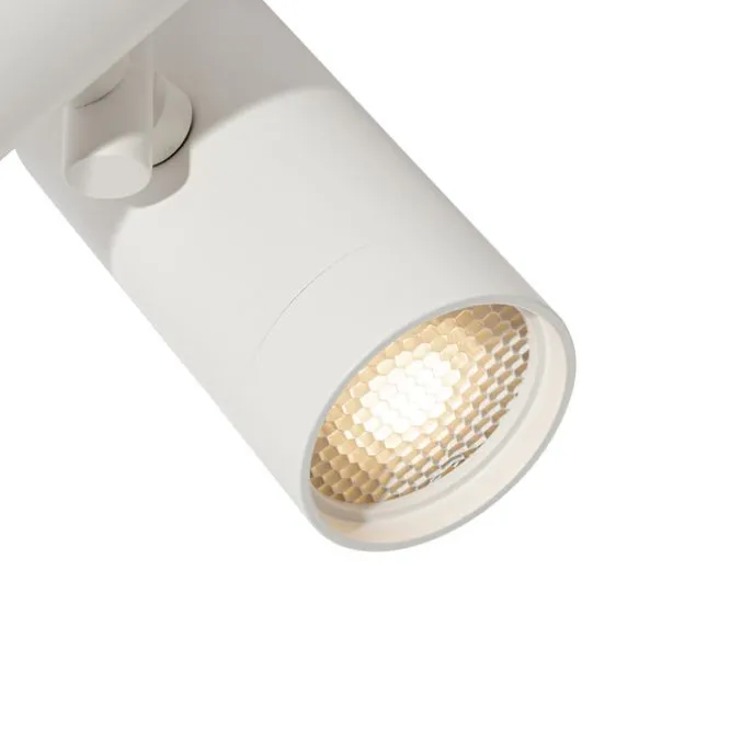 Moderne 1-fase railspot wit 2-lichts - Iconic Scopio
