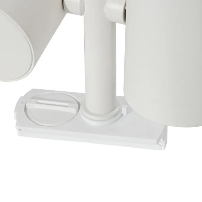 Moderne 1-fase railspot wit 2-lichts - Iconic Scopio