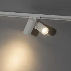 Moderne 1-fase railspot wit 2-lichts - Iconic Scopio