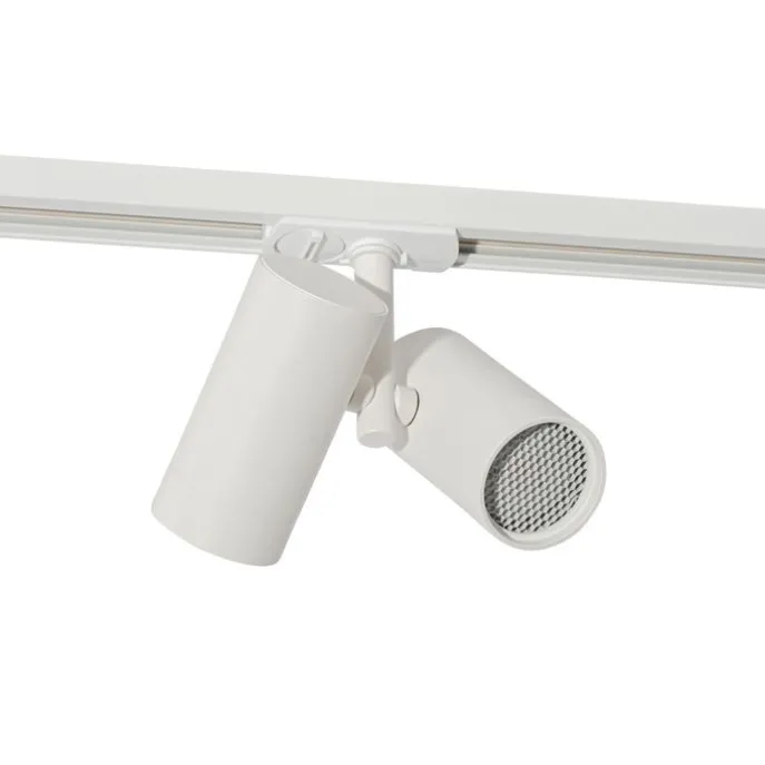Moderne 1-fase railspot wit 2-lichts - Iconic Scopio