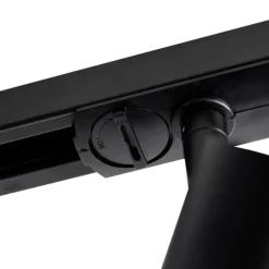 Moderne 1-fase railspot zwart GU10 111mm - Iconic Jeany