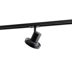 Moderne 1-fase railspot zwart GU10 111mm - Iconic Jeany