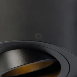 Moderne 1-fase railspot zwart - Iconic Rondoo Up