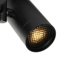 Moderne 1-fase railspot zwart 2-lichts - Iconic Scopio