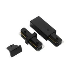 Moderne 1-fase railsysteem zwart 50cm set van 2 - Iconic