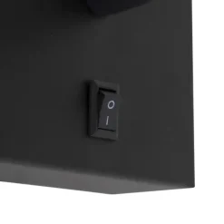 Moderne flexibele wandlamp zwart LED - Flex