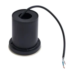 Moderne grondspot beige GU10 50mm verstelbaar IP65 - Delux