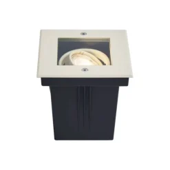 Moderne grondspot beige GU10 50mm draai- en kantelbaar IP65 - Oneon