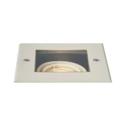 Moderne grondspot beige GU10 50mm draai- en kantelbaar IP65 - Oneon