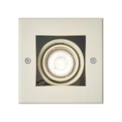 Moderne grondspot beige GU10 50mm draai- en kantelbaar IP65 - Oneon