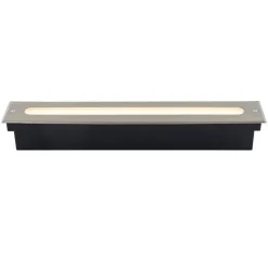 Moderne grondspot staal 50 cm incl. LED IP65 - Eline