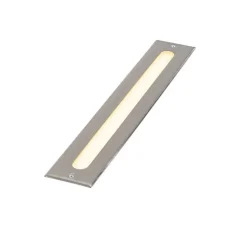 Moderne grondspot staal 50 cm incl. LED IP65 - Eline