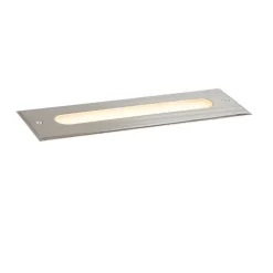 Moderne grondspot staal 30 cm incl. LED IP65 - Eline