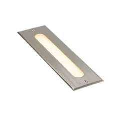 Moderne grondspot staal 30 cm incl. LED IP65 - Eline