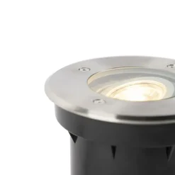 Moderne grondspot staal 16,5 cm IP67 - Basic Round