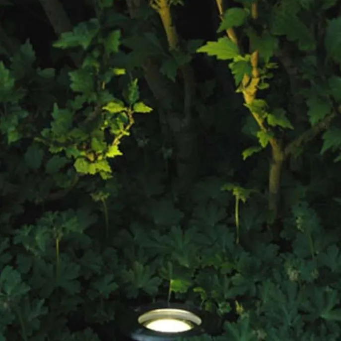 Moderne grondspot staal RVS - Basic Round