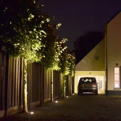 Moderne grondspot staal RVS - Basic Round