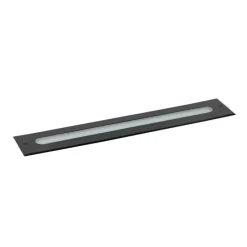Moderne grondspot zwart 50 cm incl. LED IP65 - Eline