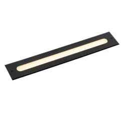 Moderne grondspot zwart 50 cm incl. LED IP65 - Eline
