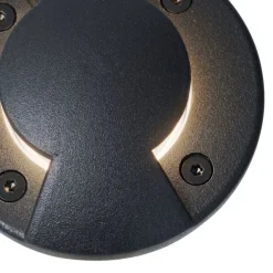 Moderne grondspot zwart GU10 50mm 2-lichts effect IP65/IP67 - Cellar