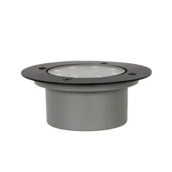 Moderne grondspot zwart incl. LED IP65 Solar - Terry