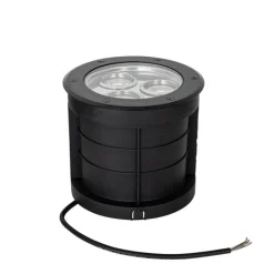 Moderne grondspot zwart 3-lichts IP65 - Tribus