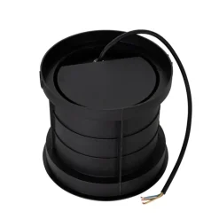 Moderne grondspot zwart 3-lichts IP65 - Tribus