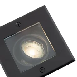 Moderne grondspot zwart verstelbaar IP65 - Oneon