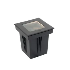 Moderne grondspot zwart verstelbaar IP65 - Oneon