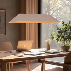 Moderne hanglamp beige incl. LED 3-staps dimbaar - Dani