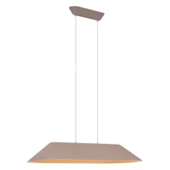 Moderne hanglamp beige incl. LED 3-staps dimbaar - Dani
