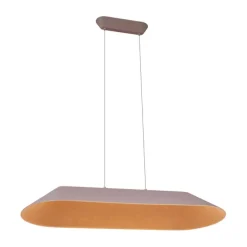 Moderne hanglamp beige incl. LED 3-staps dimbaar - Dani