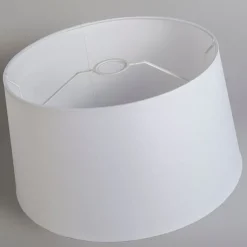 Moderne hanglamp brons met kap 45 cm wit - Combi 1