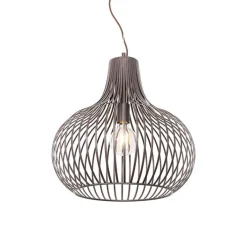 Moderne hanglamp bruin 48 cm - Saffira