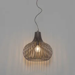 Moderne hanglamp bruin 48 cm - Saffira