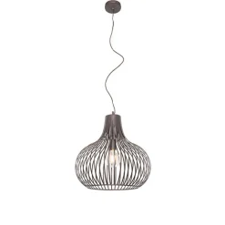 Moderne hanglamp bruin 48 cm - Saffira