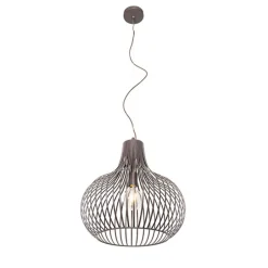 Moderne hanglamp bruin 48 cm - Saffira