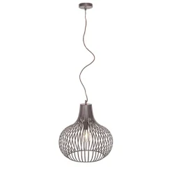 Moderne hanglamp bruin 48 cm - Saffira