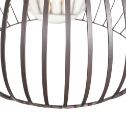 Moderne hanglamp bruin 38 cm - Saffira