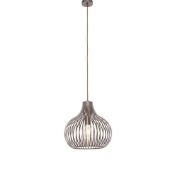 Moderne hanglamp bruin 38 cm - Saffira
