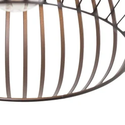 Moderne hanglamp bruin 38 cm - Saffira