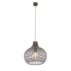 Moderne hanglamp bruin 38 cm - Saffira