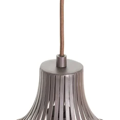 Moderne hanglamp bruin langwerpig 3-lichts - Saffira