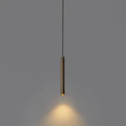 Moderne hanglamp donker brons voor railsysteem 1-fase- Slimline Keno