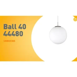 Moderne hanglamp glas 40cm - Ball