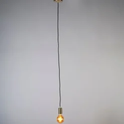 Moderne hanglamp goud - Facil