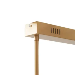 Moderne hanglamp goud incl. LED 3-staps dimbaar 3-lichts - Vivé