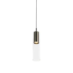 Moderne hanglamp gunmetal voor railsysteem 1-fase - Iconic Lloyd