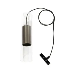 Moderne hanglamp gunmetal voor railsysteem 1-fase - Iconic Lloyd